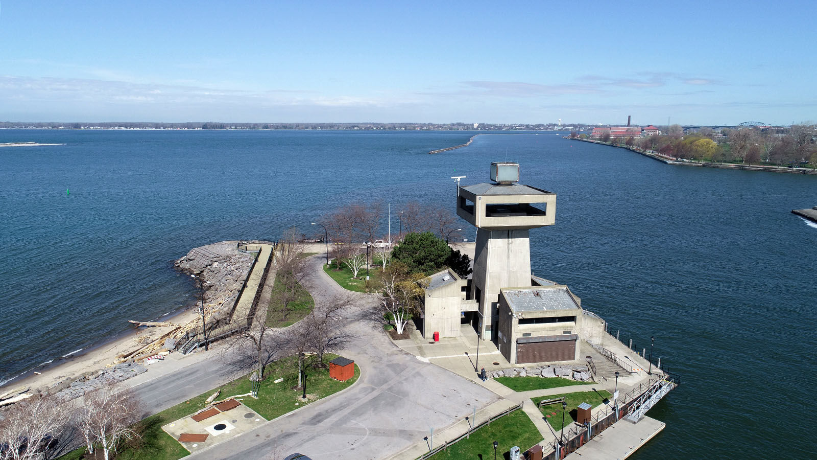 Erie Basin Marina observation tower